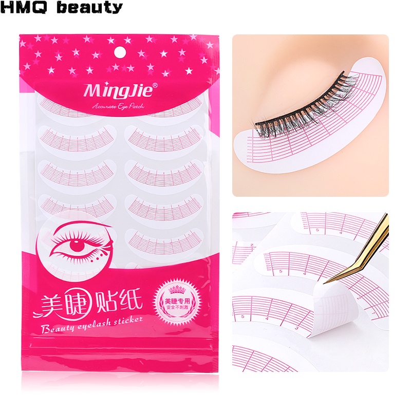 35 Pasang/Bungkus Kecantikan Bulu Mata Stiker Bantalan Mata Skala Kertas Patch Lash Eyelash Extension Alat