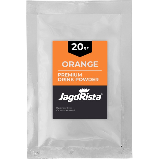 

GIFT Sachet Jagorista Orange Premium Bubble Drink Powder jr
