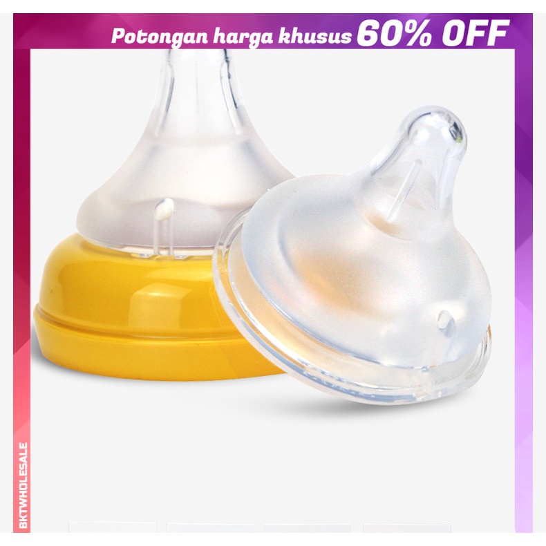 Ready Stock PUTING PUPICI Pacifier ORIGINAL PIGEON Wide Neck Bottle Nipple