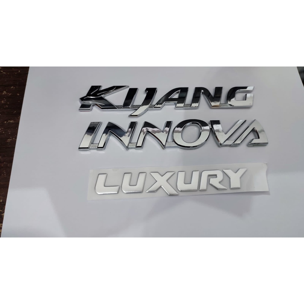 Paket Emblem Kijang Innova Luxury Chrome