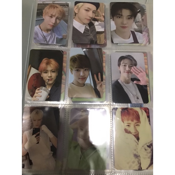 WTS photocard jeno we, jisung haechan mark we young, winwin sungchan past future, haechan suhum