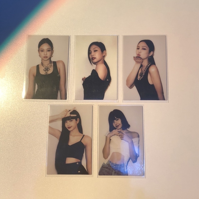 Jennie Lisa The Album Photocard Blackpink