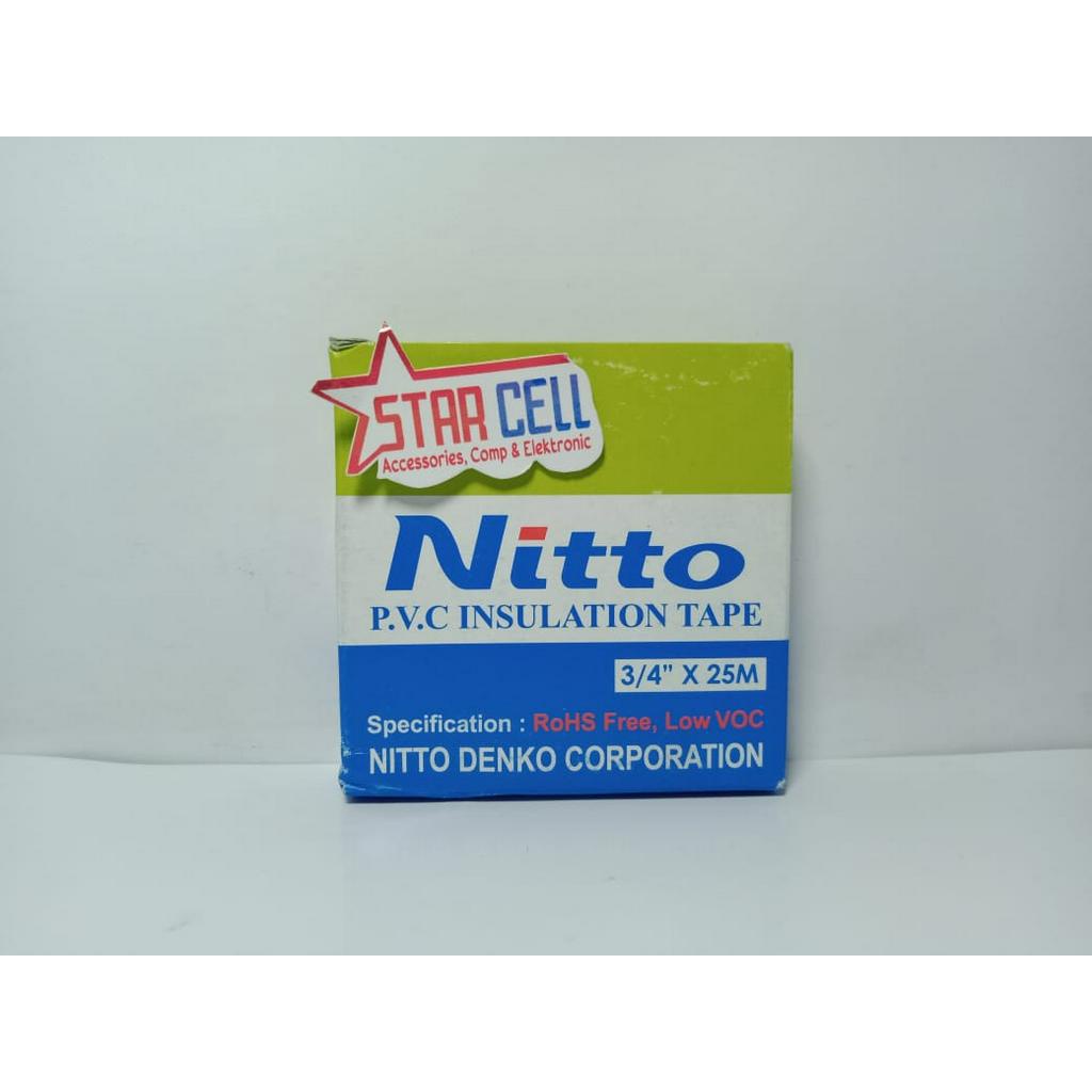 ISOLASI NITTO | ISOLASI LISTRIK | NITTO TAPE | HITAM