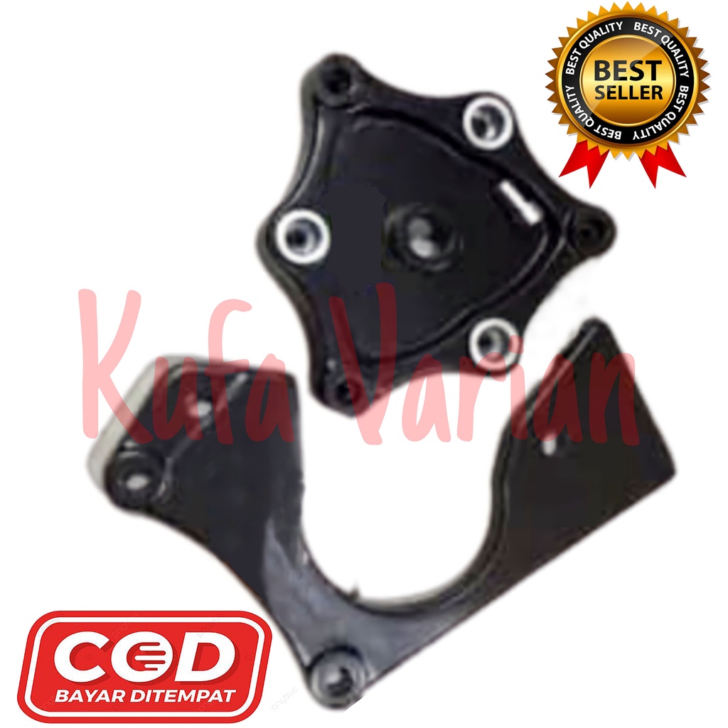 Adaptor Cakram Belakang Bracket Kaliper Motor Yamaha Aerox 155