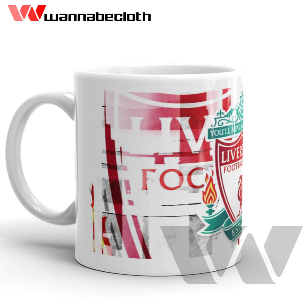 Mug Liverpool Gelas Liverpool Mug Bola Gelas Bola Mug Custom Mug Unik Cetak Mug Liverpool Artistic