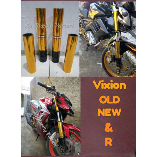Cover Shock Depan Vixion New Old Dan R Model Atas Bawah Plus Jalu As Roda Depan Shopee Indonesia
