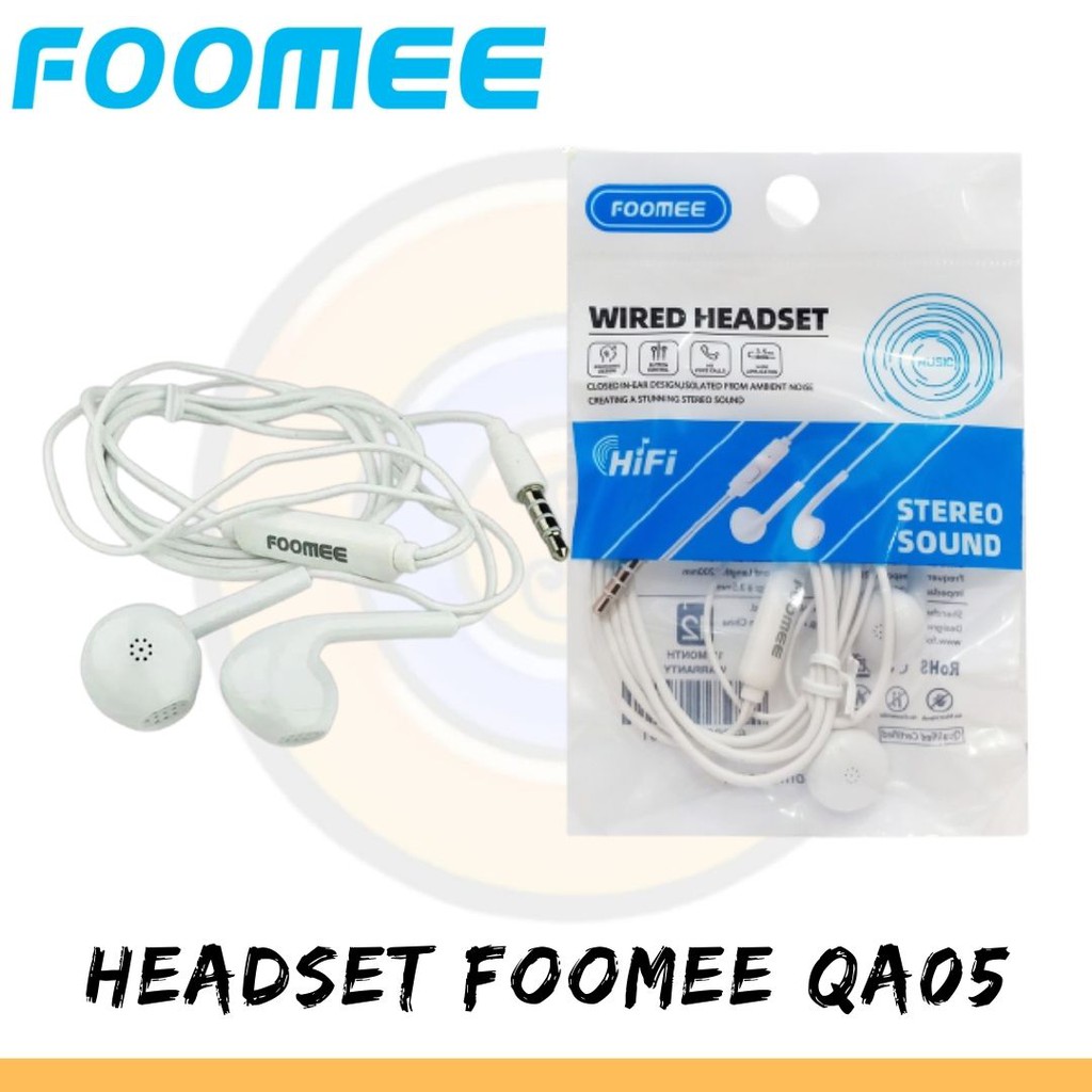 Headset Foomee QA05 Wired Headset