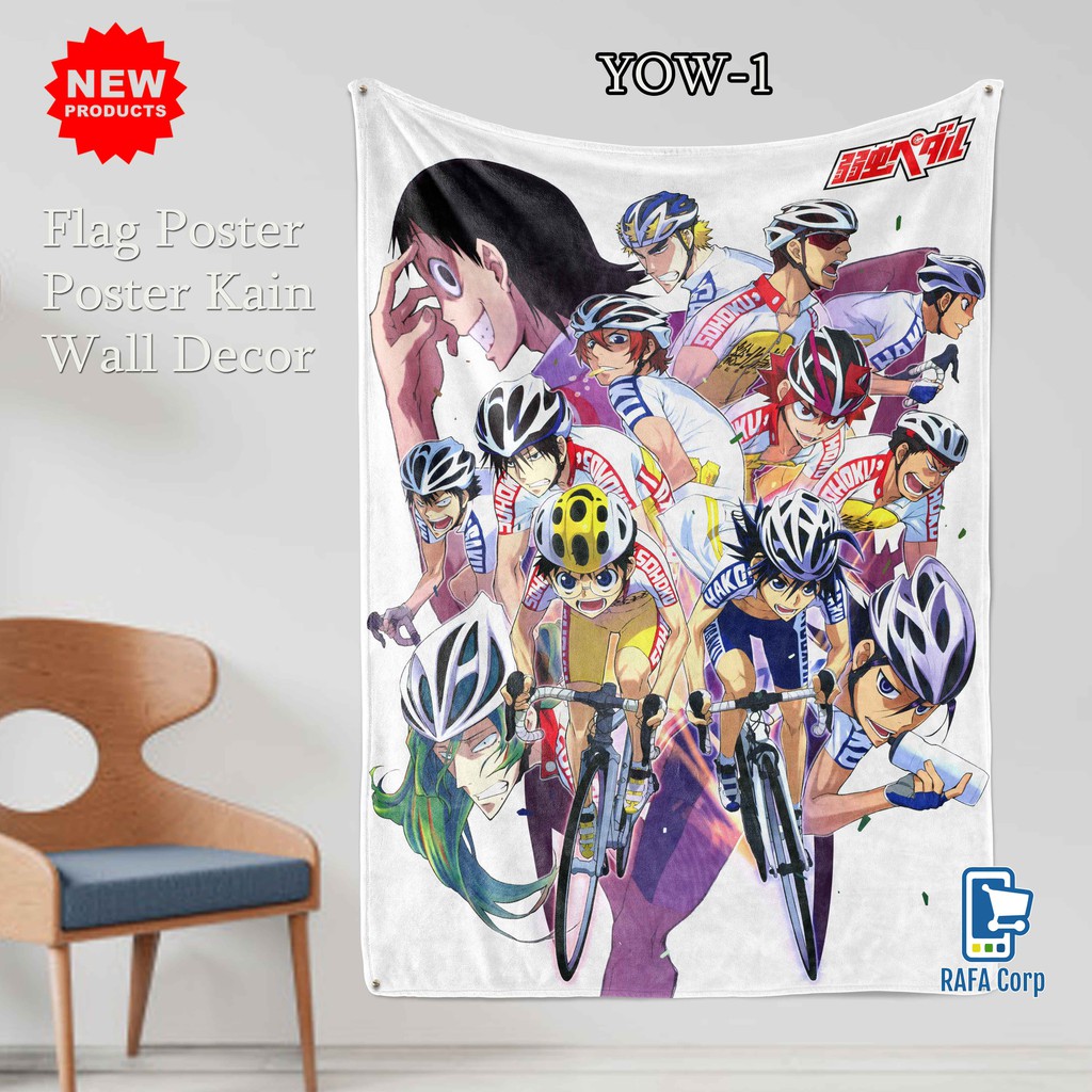 Poster Kain - Hiasan Dinding - Wall Decor seri Yowamushi Pedal
