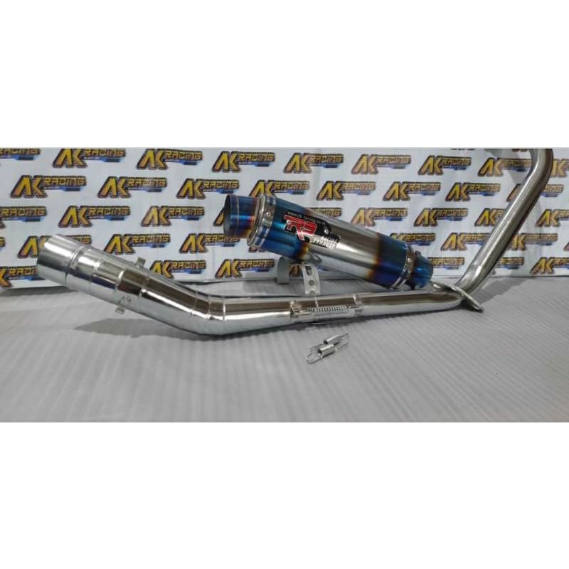 knalpot r9 bluemoon untuk motor MX king Supra GTR Sonic