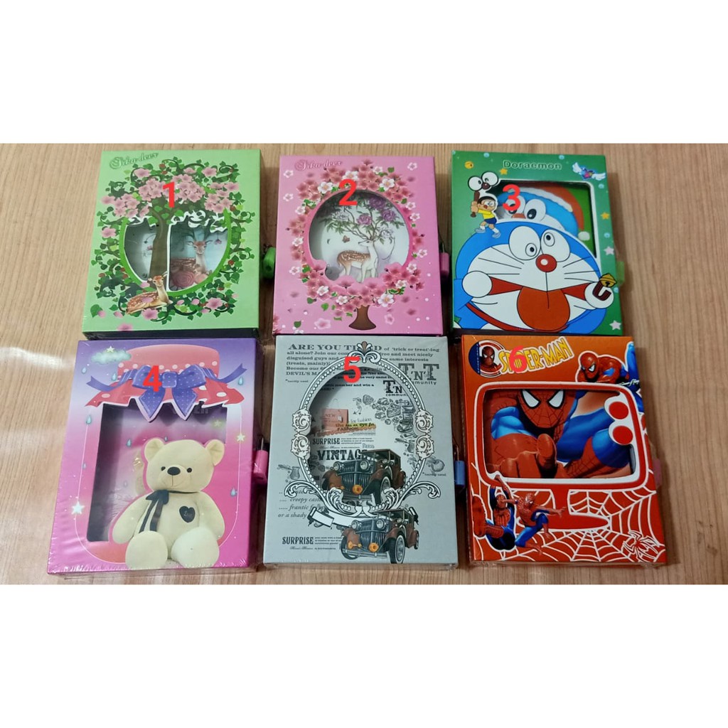 

BUKU DIARY BOK KECIL / BUKU DIARY + GEMBOK MOTIF rg59
