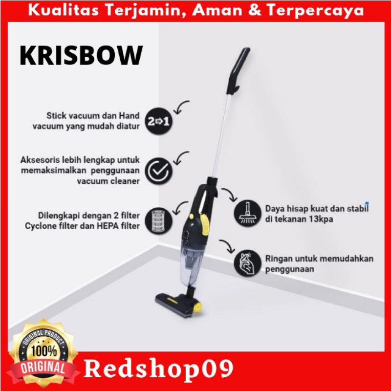 Krisbow Penghisap Debu Kering 400 Watt/penghisap debu/vaccum/pennyedot debu/pembersih debu