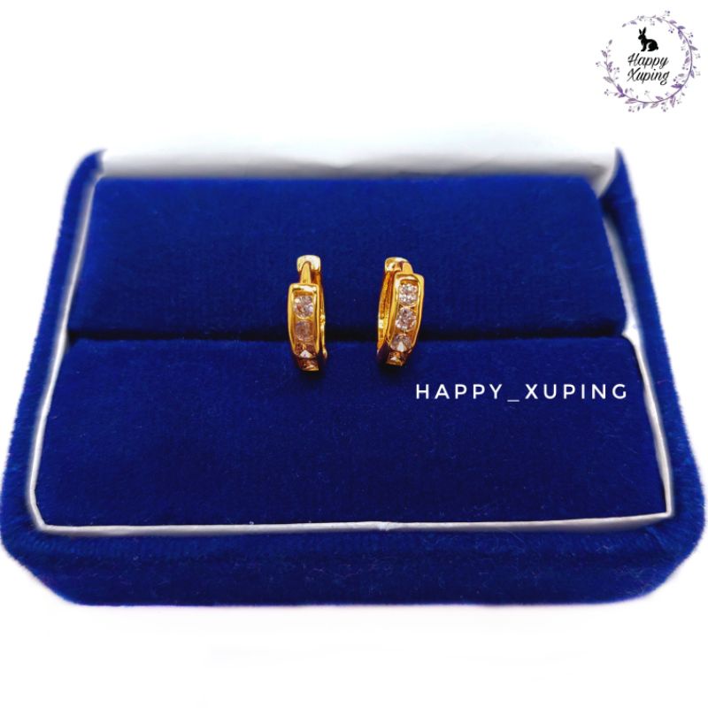 ANTING XUPING ASLI TITANIUM FASHION KOREA LAPIS-EMAS MODEL JEPIT XUPING ORIGINAL