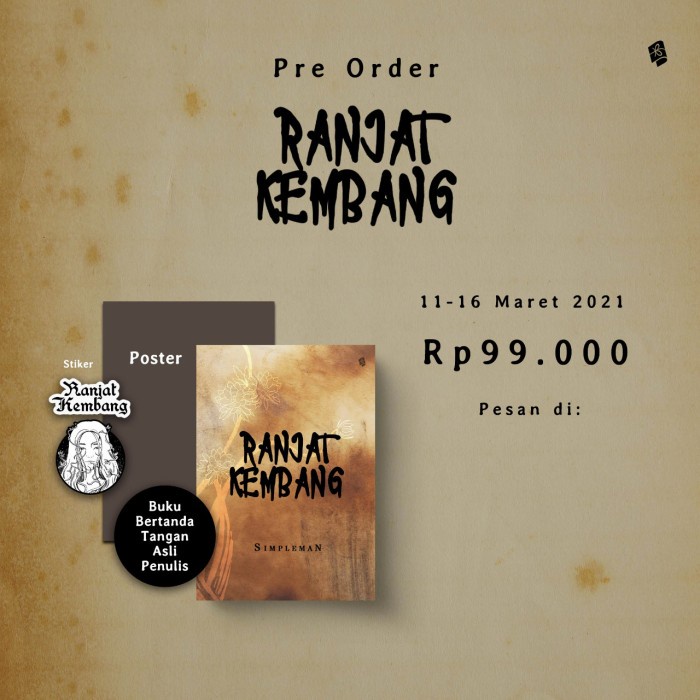 

PROMO!!! RANJAT KEMBANG BY SIMPLEMAN TERLARIS