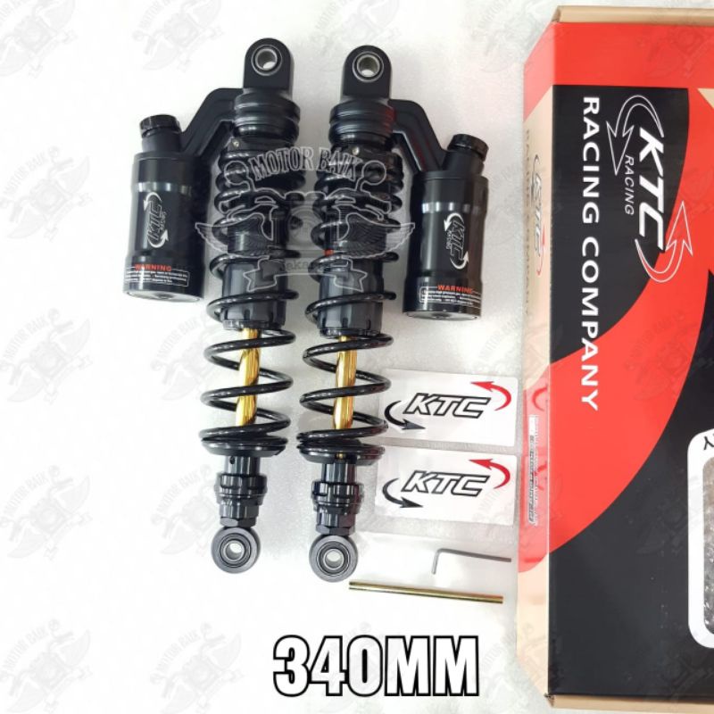 Shockbeker sok KTC RACING extreme black gold edition 280mm 320mm 340mm jupiter vega rxking supra revo kharisma tiger megapro-1