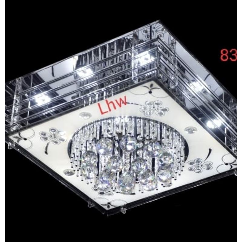 lampu hias plafon ceiling lamp LED remote 9283 dekorasi ruang tamu