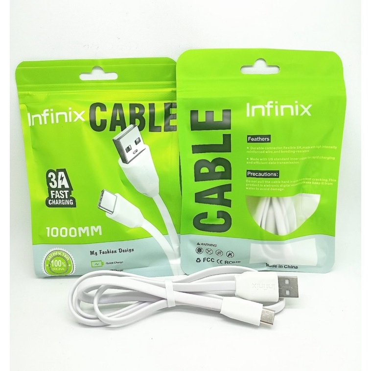 Kabel Data Infinix 3A TYPE C Fast Charging Kabel Charger Infinix Type C