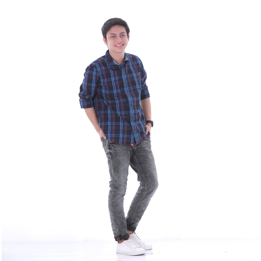 Kemeja Oxygen Beryl L 00414 Slim Shirt R