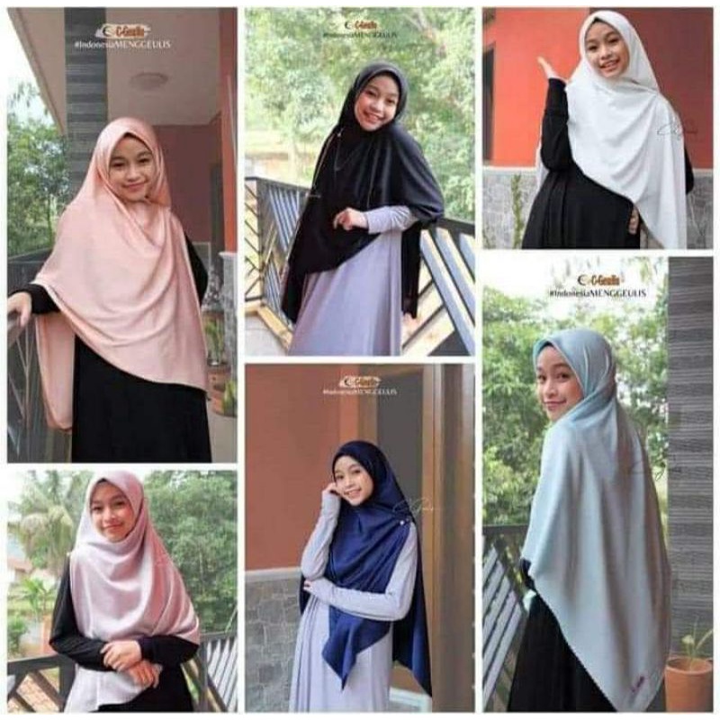 hijab segi empat jumbo Square silk cgeulis