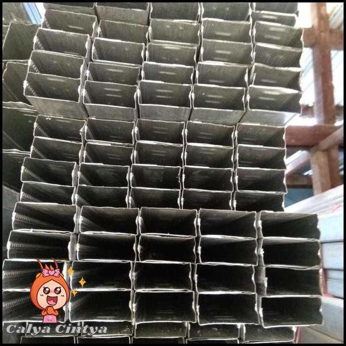 JGO HOLLO / HOLLOW GALVALUM 2X4X0,3MM (perbatang) TERBAIK Kode 1409