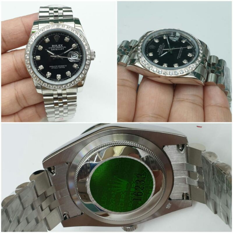 JAM TANGAN PRIA ROLEX OYSTER SILVER AUTOMATIC JAPAN GRADE AAA+