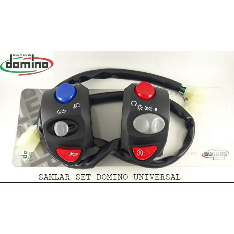 HOLDER SAKLAR SET DOMINO Tombol Rumah Saklar Domino Set Kiri Kanan Universal Rumah Saklar Motor Set Domino Kiri Kanan