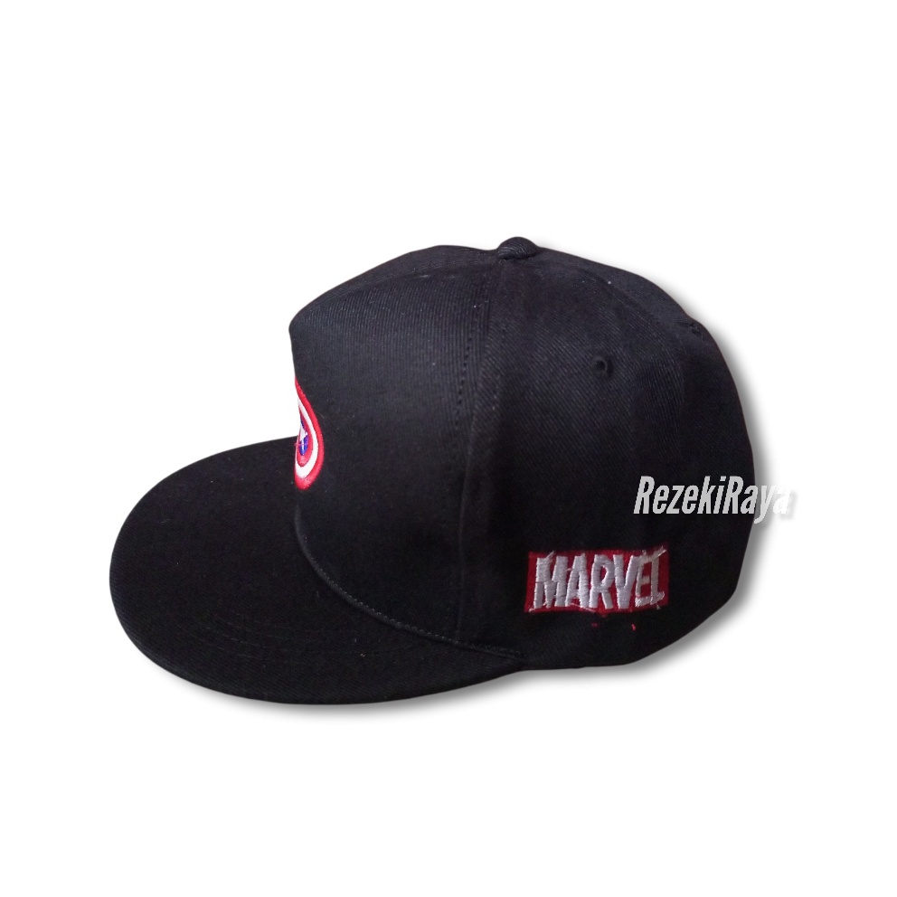 Topi Snapback Distro Pria Wanita / Topi Bordir MAVEL