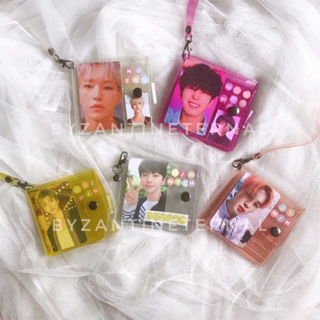 READYSTOCK JELLY WALLET LOOK ALIKE ALMOST BLUE TWINKLE (DOMPET TRANSPARAN KPOP) SEVENTEEN NCT BTS
