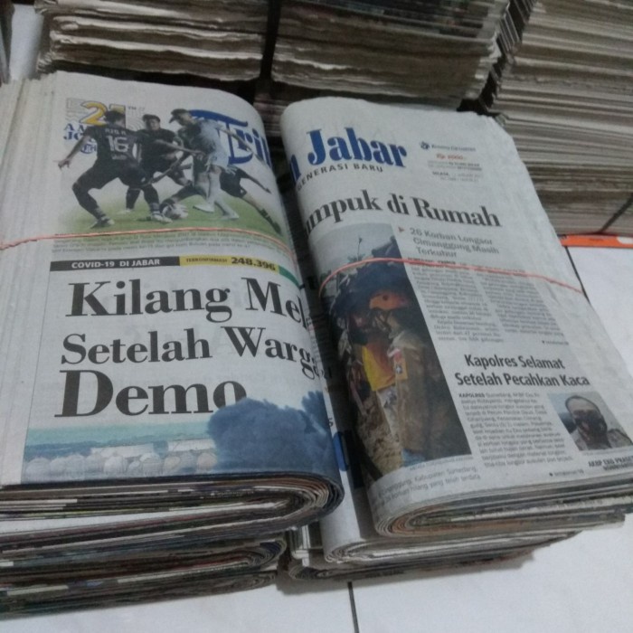 KORAN BEKAS TAPI BARU KORAN KILOAN KORAN EXPIRED