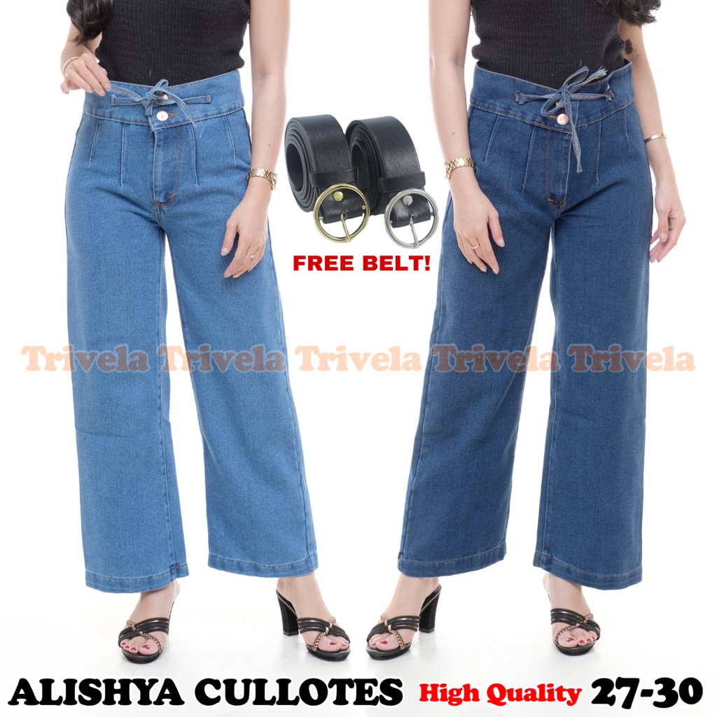 ALISHYA CULLOTES JEANS WANITA
