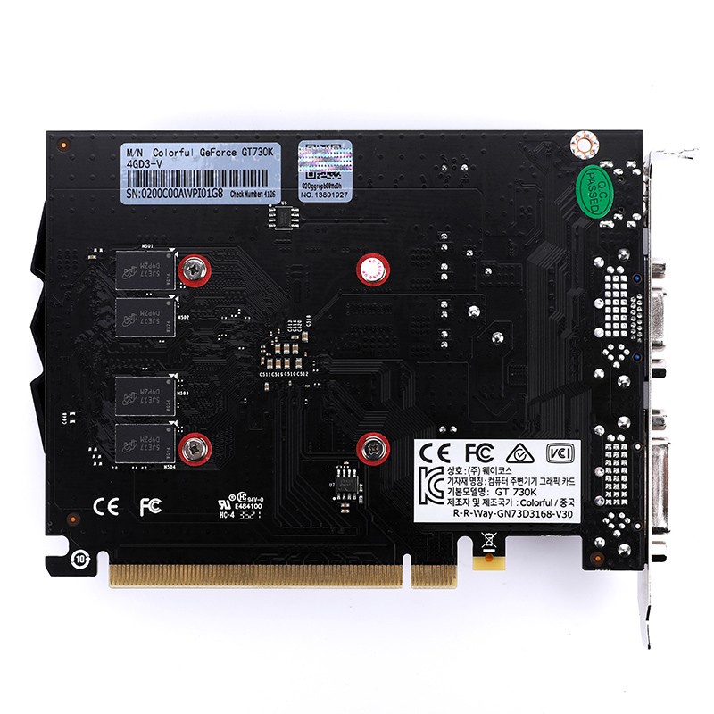 VGA Card COLORFUL GT 730 4GB GDDR3 | GT730K 4GD3-V | GT730 4GB