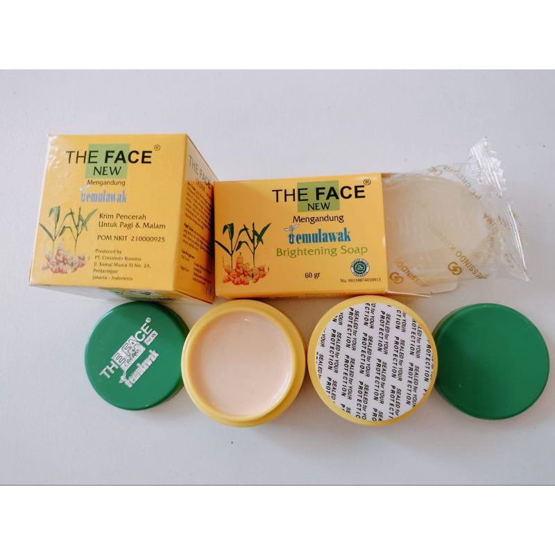 PAKET CREAM TEMULAWAK THE FACE/BPOM/PAKET LENGKAP
