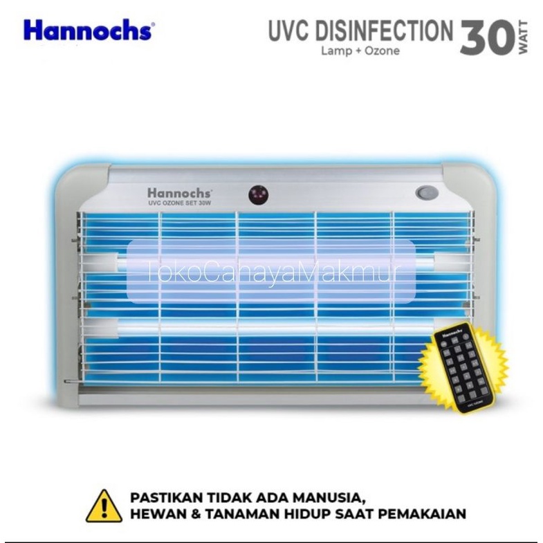 Hannochs Lampu Disinfektan Ozone 30W 30Watt - Lampu UVC UV Sterilizer Ruangan