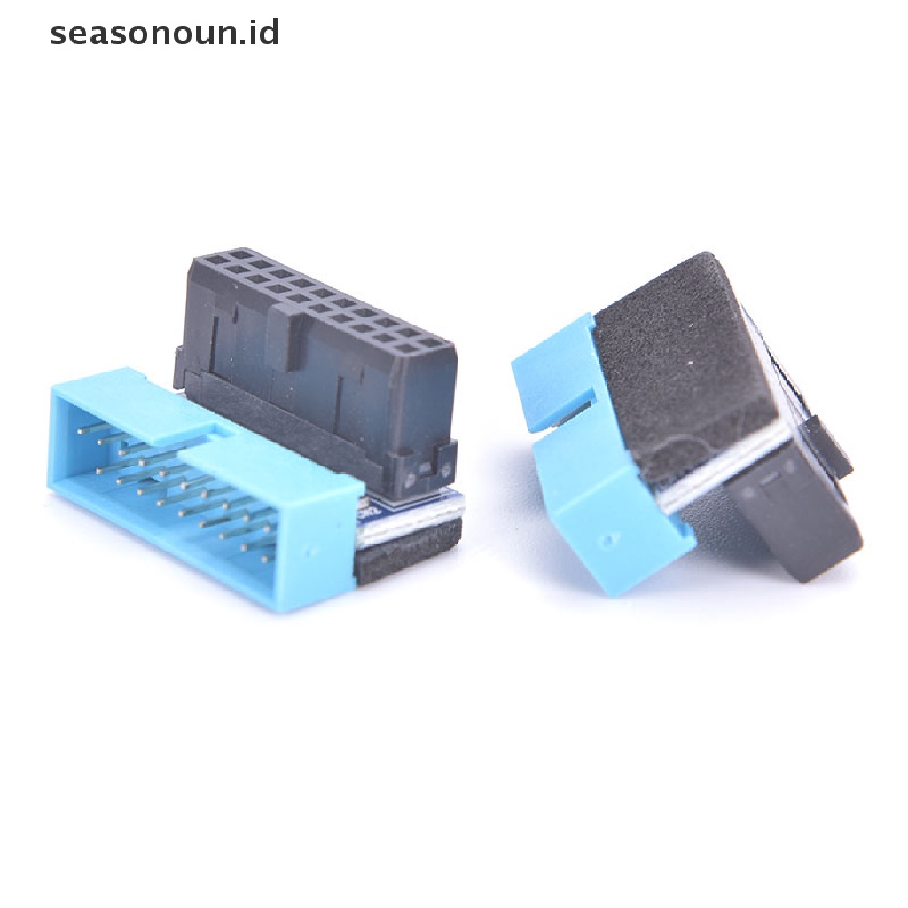 Adapter Extension USB 3.0 20 pin Male to Female Sudut 90 Derajat Untuk Motherboard