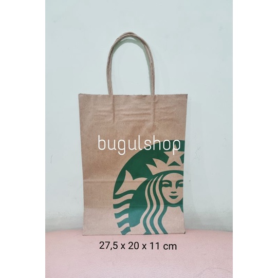 

Starbucks Paper Bag Original / Tas Kado Kertas (bekas/preloved)