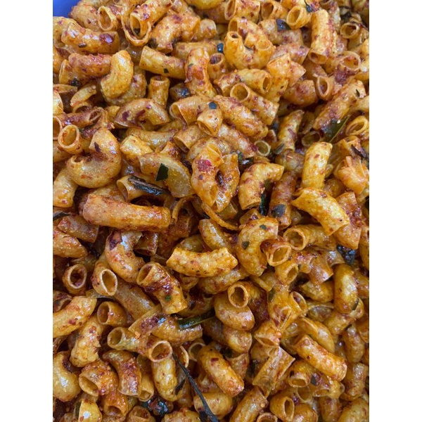 

macaroni daun jeruk pedas & original