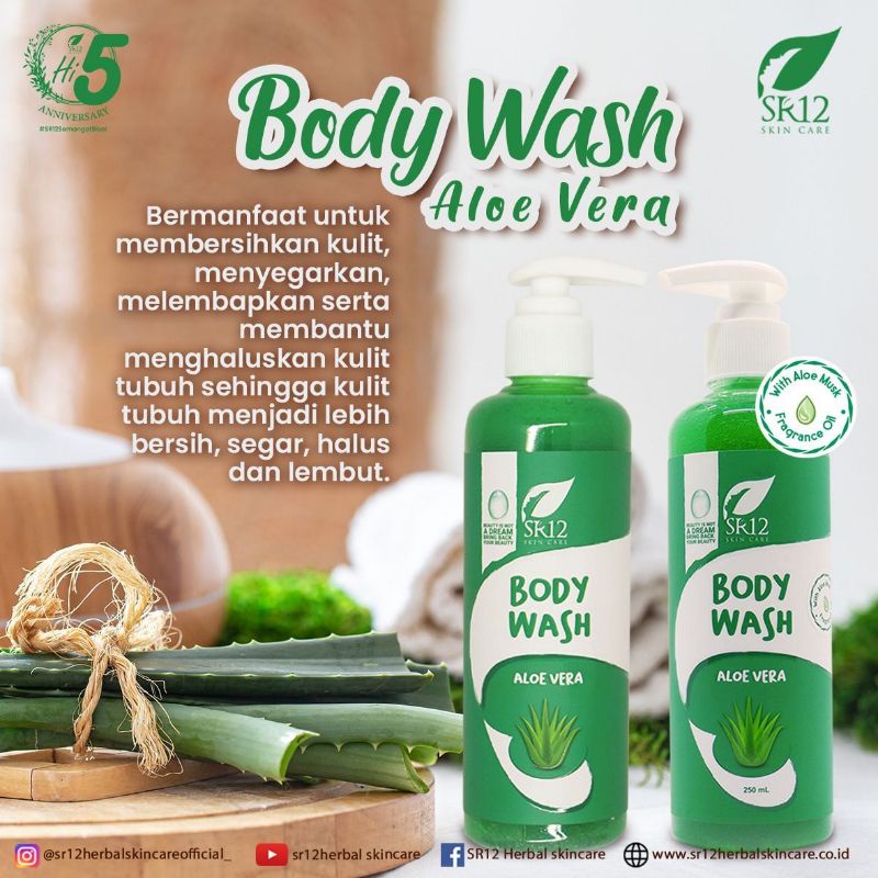 Body Wash SR12 / Sabun Mandi Cair SR12 / Sabun Mandi Herbal