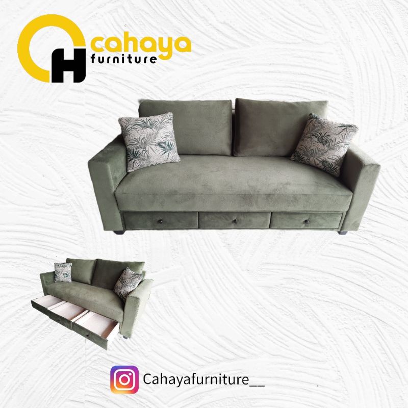 Sofa + Laci Minimalis Storage