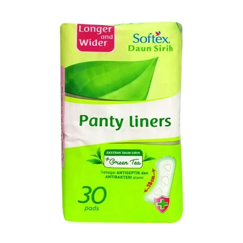 Softex Daun Sirih + Green Tea Pantyliner Longer and Wider 30s