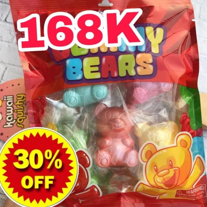 SALE Silly Squishy Gummy Bear ---Terbaru---