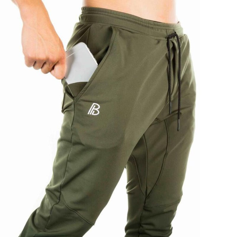 mens casual drawstring trousers