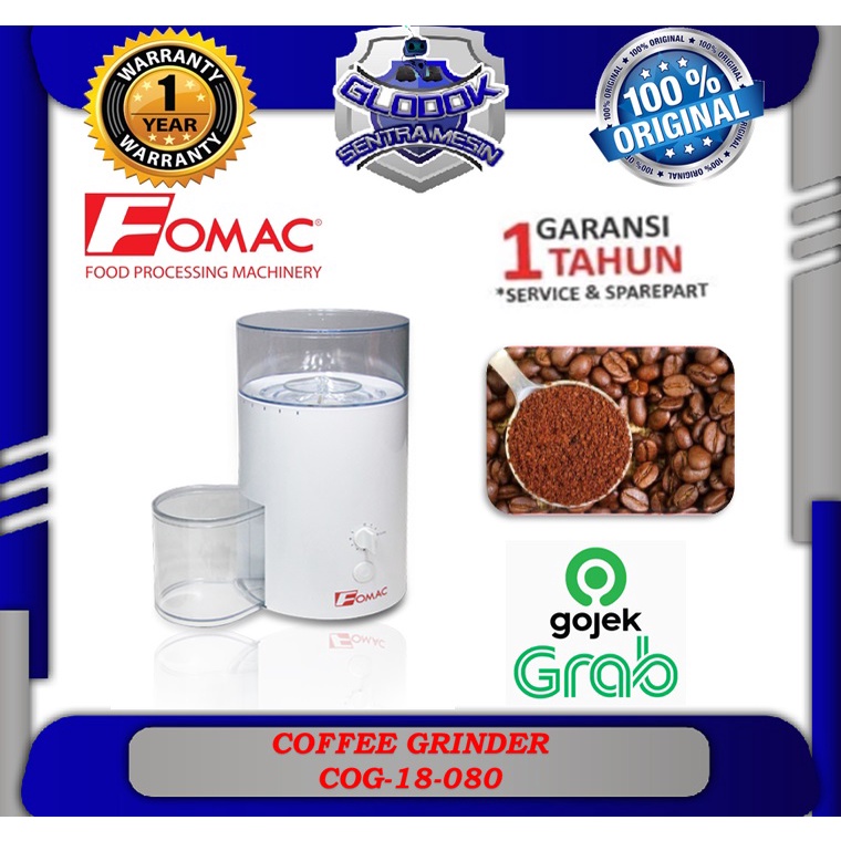 Mesin giling Kopi Coffee Grinder COG-18-080 FOMAC