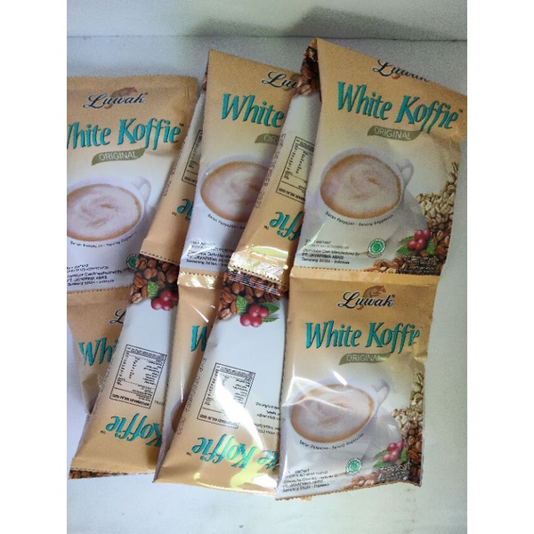 

luwak white coffe sachet