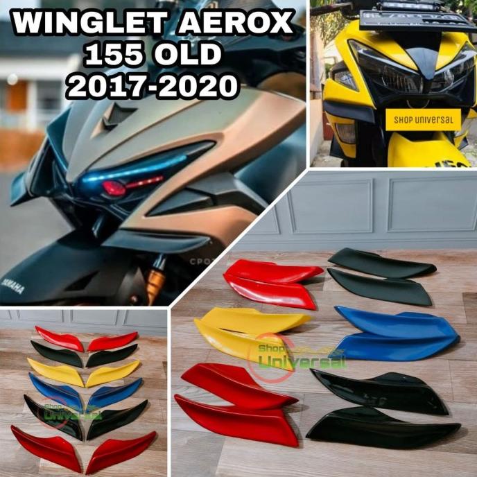 WINGLET AEROX 155 AERO WINGLET 2017-2020 WINGLET SAMPING AEROX 155 shopun21 Murah