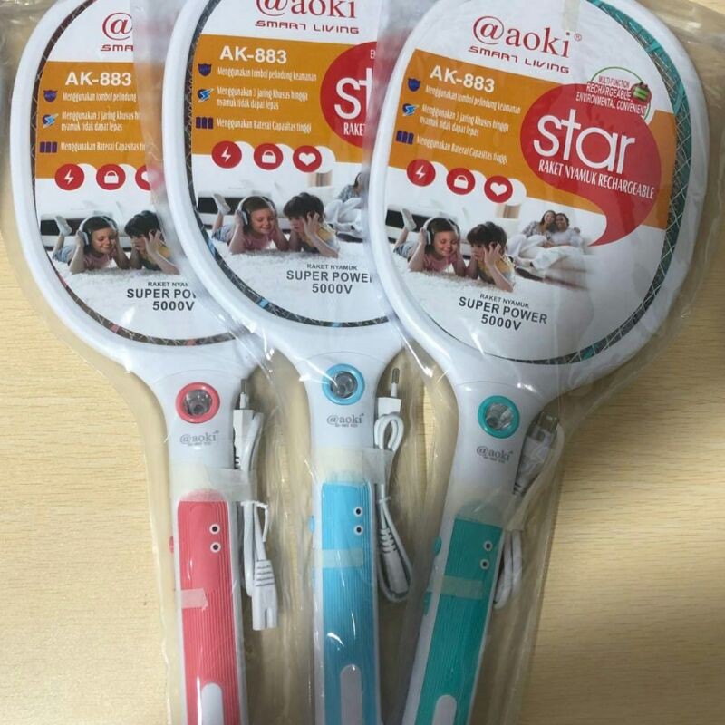 Raket Nyamuk Aoki AK-883/Raket Tepuk Nyamuk Aoki