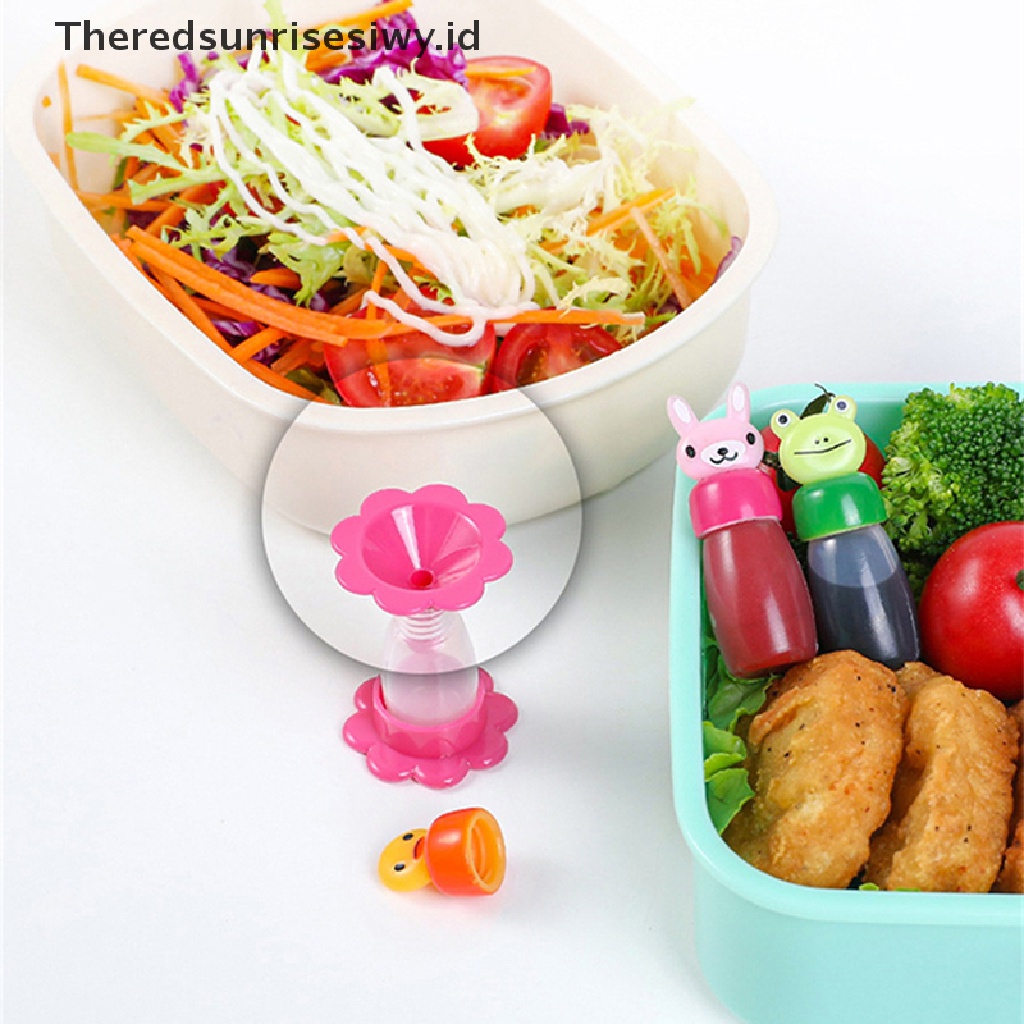 # Alat Rumah Tangga # 4 Pcs Botol Wadah Bumbu Saus Mini Bentuk Kelinci Katak Bebek