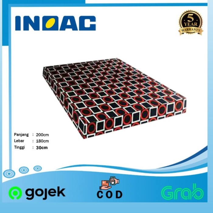 Kasur Busa INOAC 200x180x30 - KASUR BUSA INOAC - INOAC MURAH