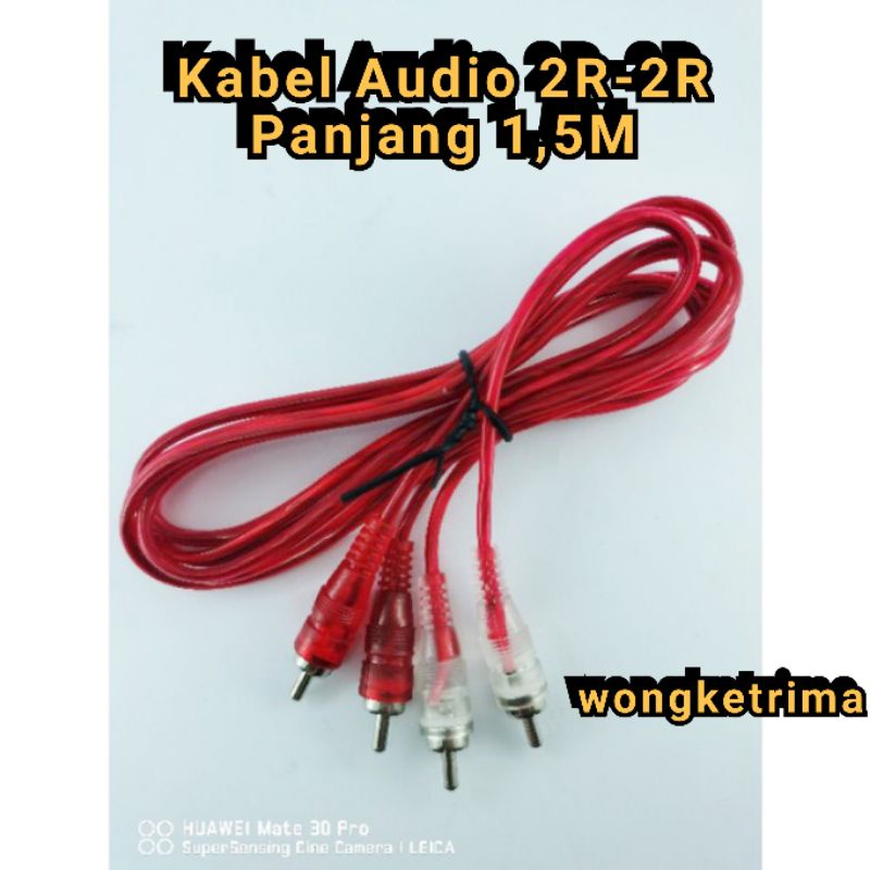 Kabel Audio 2R-2R Panjang 1,5M