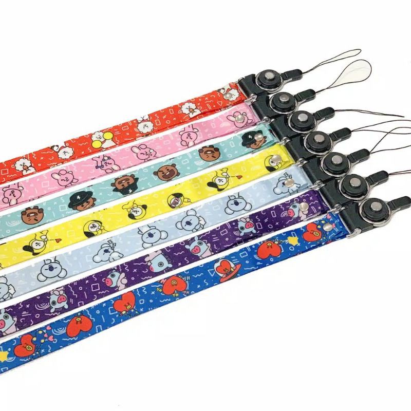 Gantungan BT21 Hp Lanyard Tali Hp Strap BT21 BTS KPOP