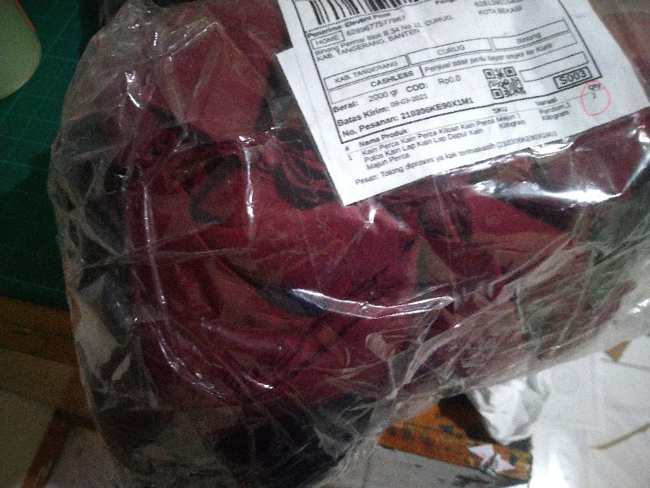 Lap Majun Kain Katun Warna Per 1 Kg (kilogram) Jahit Sambung Gombal Hak