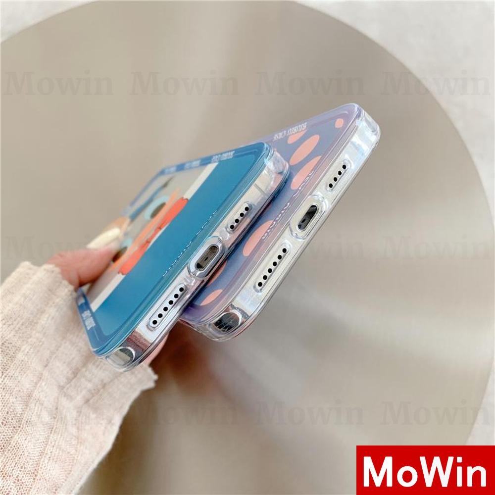 Mowin - iPhone 13 Pro Max iPhone Case Silicone Soft Case Clear Case Square Edge Angel Eye Protection Camera Lens Cute Cartoon For iphone 11 iphone 12 pro max iphone 7 plus iphone 8 plus iphone xr xs max Pro 12 11 Max XS 7/8/S X/XS 13 pro Plus XR Plus/8